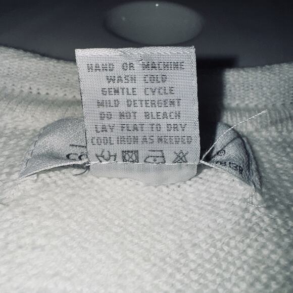 Vermont Country Store Womens MD Button White Marbled Cotton Cardigan Long Sleeve - Picture 5 of 5